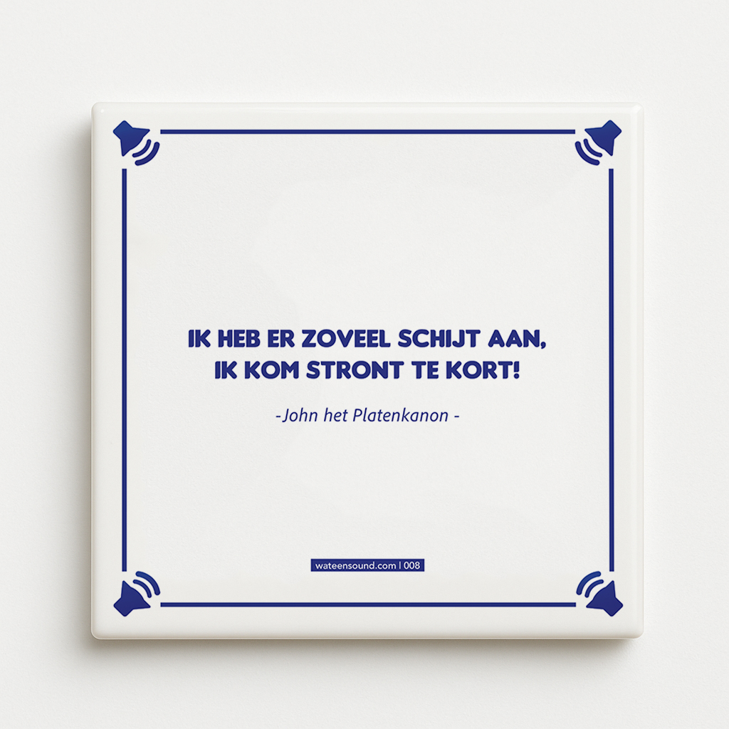 Titom Tegel 008-Ik heb er zoveel schijt aan, ik kom stront te kort! - John het Platenkanon Titom Tegel 008-Ik heb er zoveel schijt aan, ik kom stront te kort! - John het Platenkanon