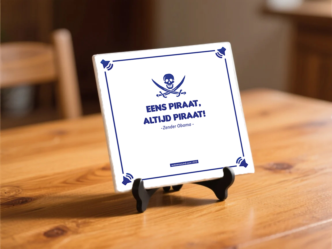 Titom Tegel 010 - Eens piraat, altijd piraat - zender Obama Titom Tegel 010 - Eens piraat, altijd piraat - zender Obama