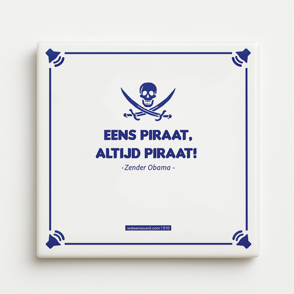 Titom Tegel 010 - Eens piraat, altijd piraat - zender Obama Titom Tegel 010 - Eens piraat, altijd piraat - zender Obama