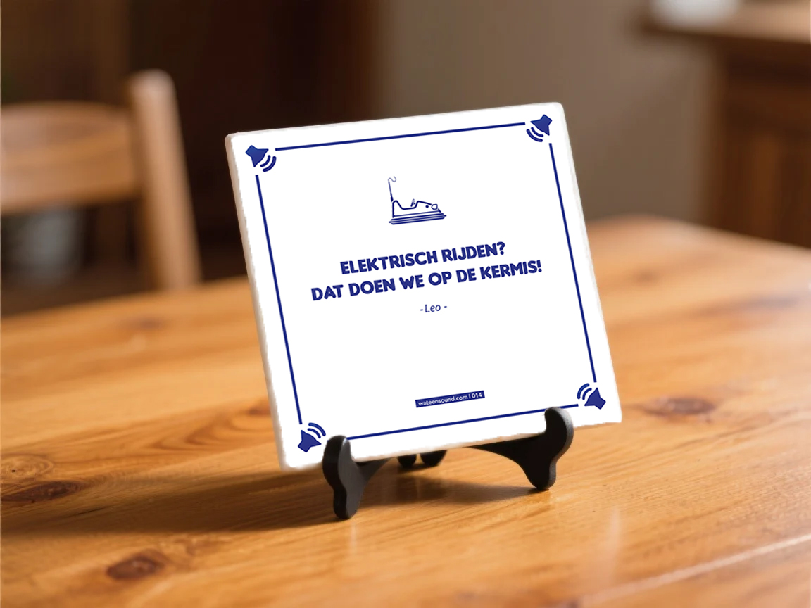 Titom Tegel 014 elektrisch rijden - dat doen we op de kermis op standaard Titom Tegel 014 elektrisch rijden - dat doen we op de kermis op standaard