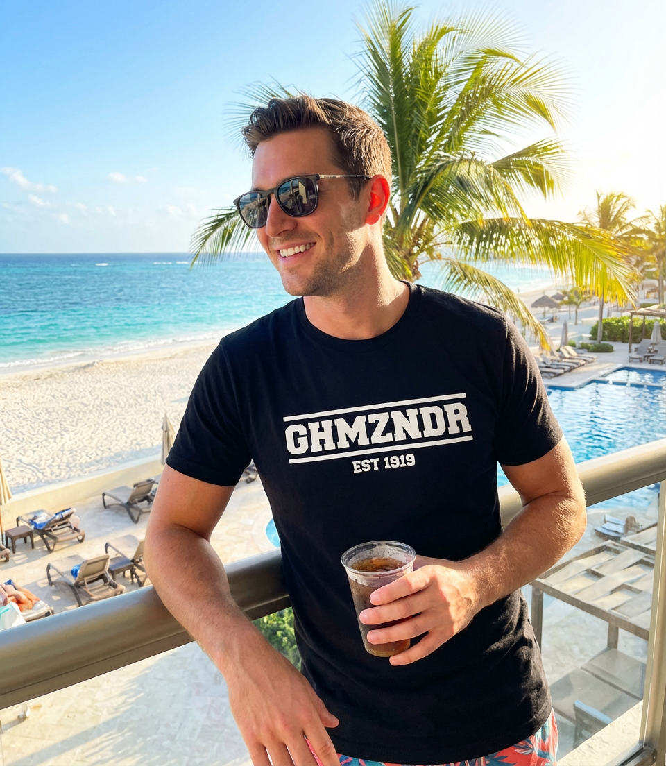 T-Shirt GHMZNDR op vakantie T-Shirt GHMZNDR op vakantie