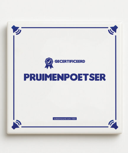 Titom Tegel 022 Gecertificeerd pruimenpoetser voorkant
