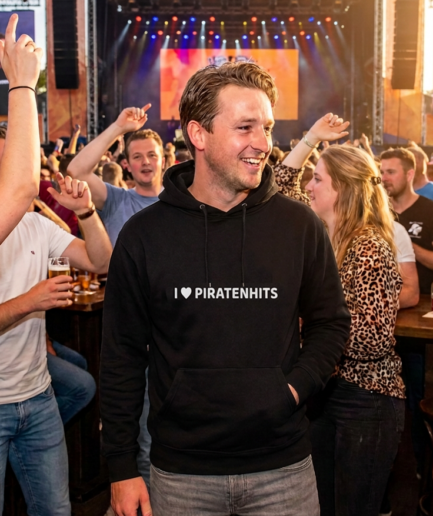 I love Piratenmuziek hoodie