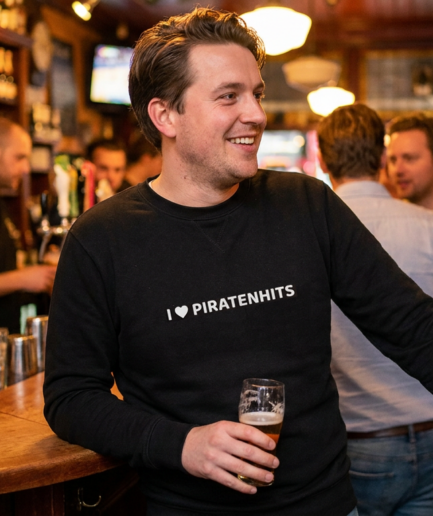 I love Piratenmuziek trui